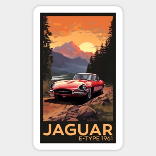 Jaguar E-Type Series 1 Sticker